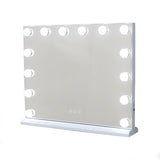 Matteo Hollywood Vanity Mirror 14 Dimmable 3 Colour LED Bulbs Touch Sc