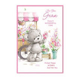 Simon Elvin Gran Teddy Bear Card (Pack of 6)
