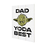 Star Wars Dad Yoda Best Plaque (29.5cm x 20cm)