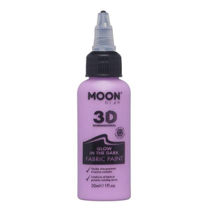 Moon Glow - Glow in the Dark Fabric Paint - Purple