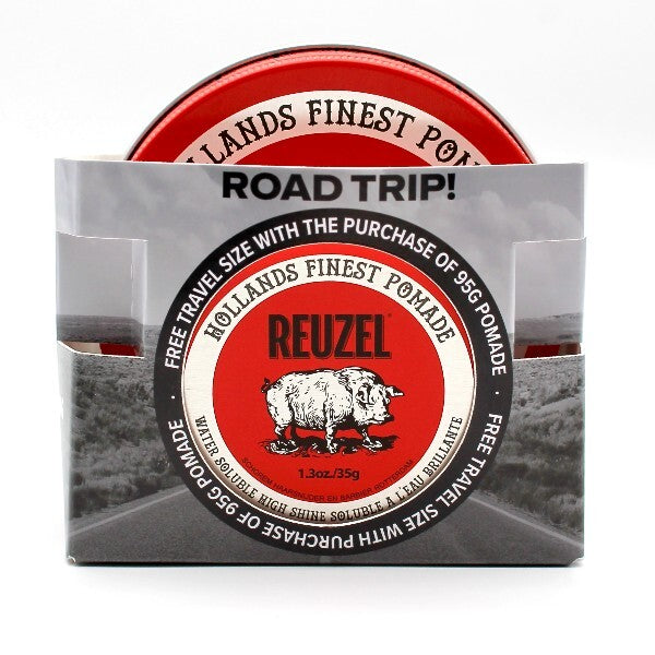 Reuzel 2025 Road Trip Red Medium Hold High Shine Pomade 95g + 35g