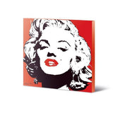 Marilyn Monroe Red Canvas Print