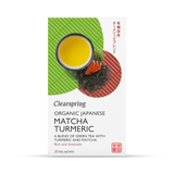 Clearspring Organic Japanese Matcha Turmeric Green Tea 20 Tea Bags