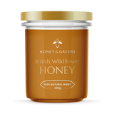Honey Greens British Wildflower Honey 240g