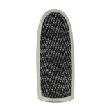 Guerlain Rouge Double Mirror Lipstick Case French Chevron