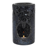 Something Different Crackle-Effect Pillar Oil Burner