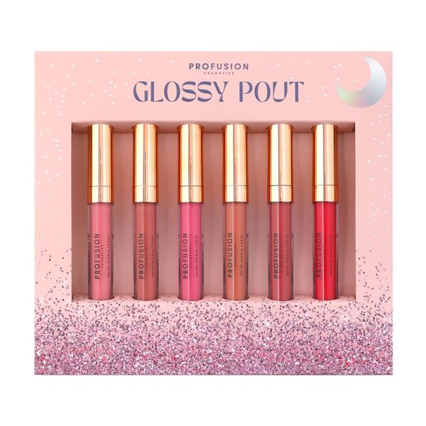 Profusion Cosmetics Glossy Pout 6-teiliges Lipgloss-Set