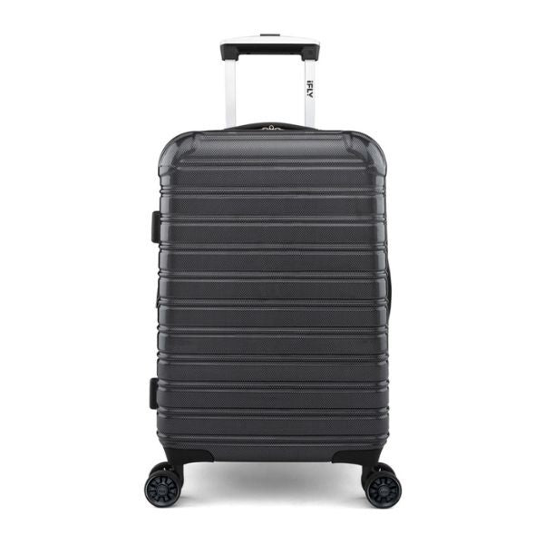 IFLY Luggage Set Hardside Spinner Upright Jet Black - Small