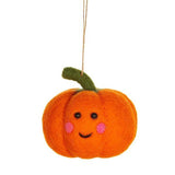 Sass & Belle Felt Hanging Pumpkin Halloween Decoration