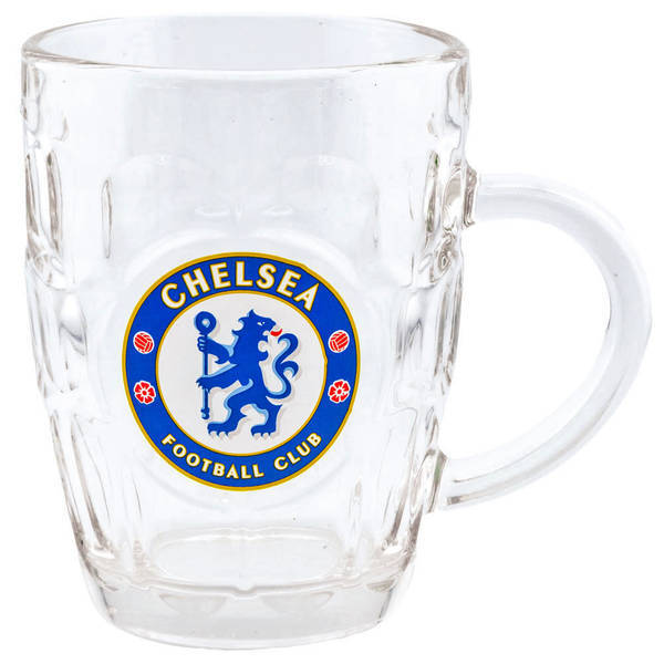 Chelsea FC Vertieftes Glas-Bierkrug