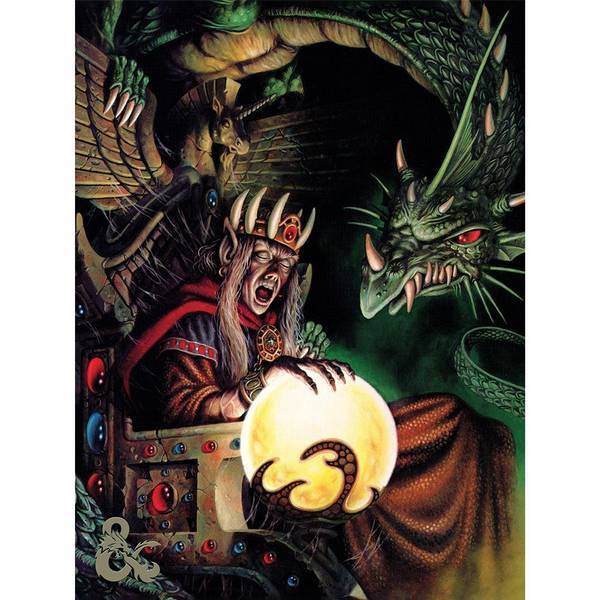 Dungeons & Dragons Dragon Sorcerer Framed Canvas Print