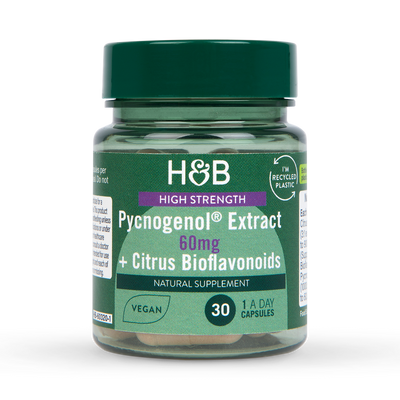 Holland Barrett Pycnogenol 60mg 30 Capsules