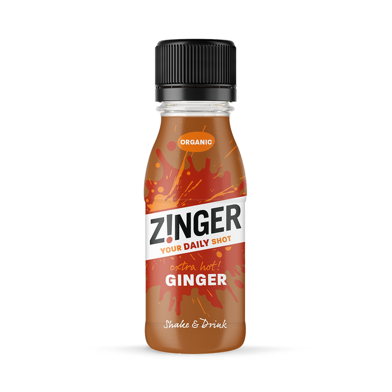 James White Drinks Organic Extra Hot Ginger Zinger Shot 70ml