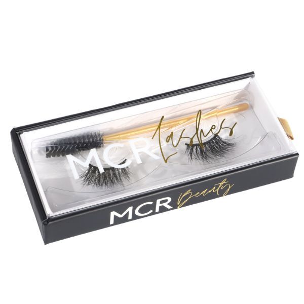 MCR Beauty رموش صناعية فاخرة من المينك - نصف رموش