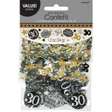 Confettis scintillants dorés Amscan 1.2 oz pour 30e anniversaire