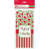 Sacs cadeaux de Noël uniques (paquet de 50)