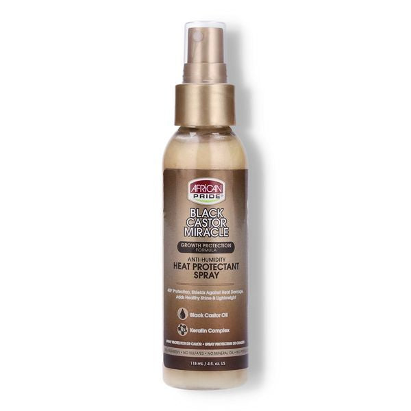 African Pride Black Castor Miracle Anti-humidity Heat Protec