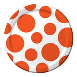 Paper Dotted Celebration Party Plates (Pack of 8)
