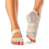 Toesox Womens Prima Bellarina Half Toe Socks