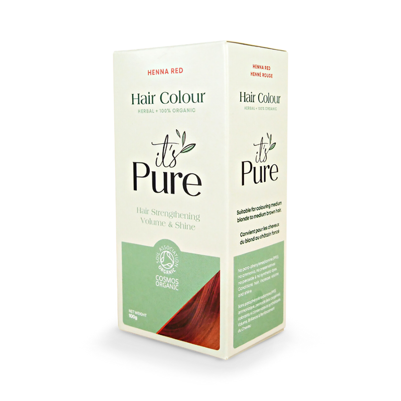 Its Pure Organic Herbal Hair Colour Henna Red 100g
