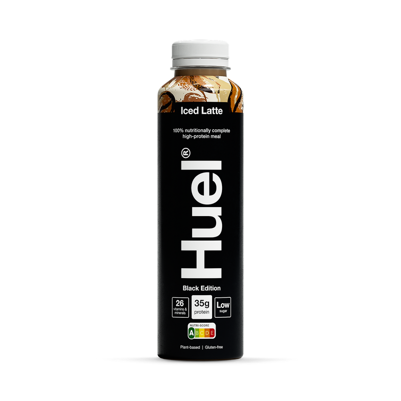 Huel Black Edition 100 Nutritionally Complete Meal Iced Latte 500ml