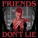 Stranger Things Friends Don´t Lie Canvas Print