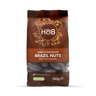 Holland & Barrett Holland Barrett Dark Chocolate Brazil Nuts 150g- Buy online at McGrocer