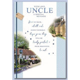 Simon Elvin With Love Uncle House Card (Pack of 6)