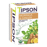 Tipson Organic Infusion Moringa Ginger (25 Enveloped Tea Bags) - Moringa Ginger