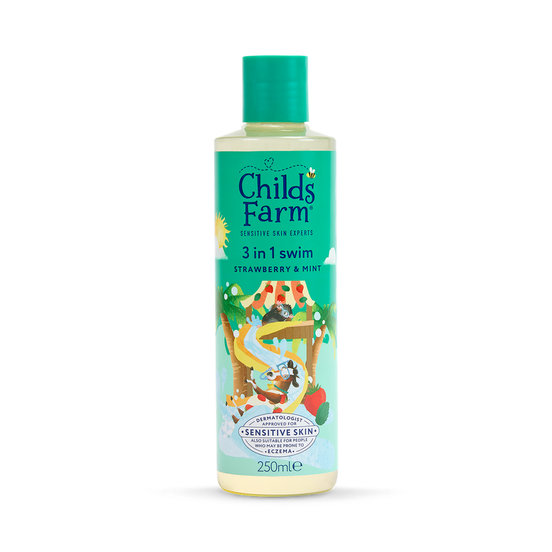 Childs Farm 3 en 1 Natation Fraise Menthe 250ml