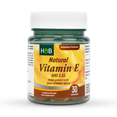 Holland & Barrett Holland & Barrett Natural Vitamin E 400iu Capsules 30 Count- Buy online at McGrocer
