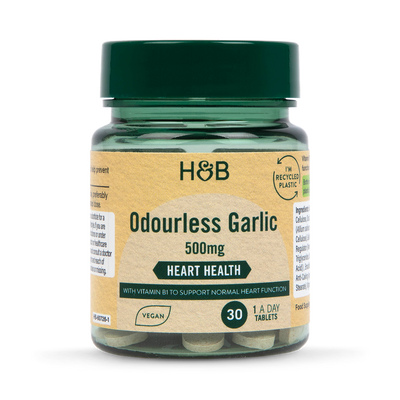 Holland & Barrett Holland Barrett Enteric Coated Odourless Garlic 500mg 30 Tablets- Buy online at McGrocer
