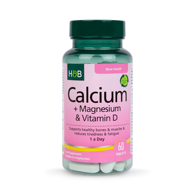 Holland Barrett Calcium Magnesium Vitamin D 60 Tablets