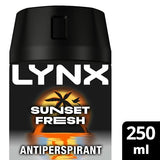 Lynx Antiperspirant Deodorant Aerosol Sunset Fresh 250Ml