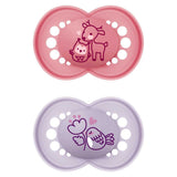 MAM Original 6+ Months 2 Pack - Pink