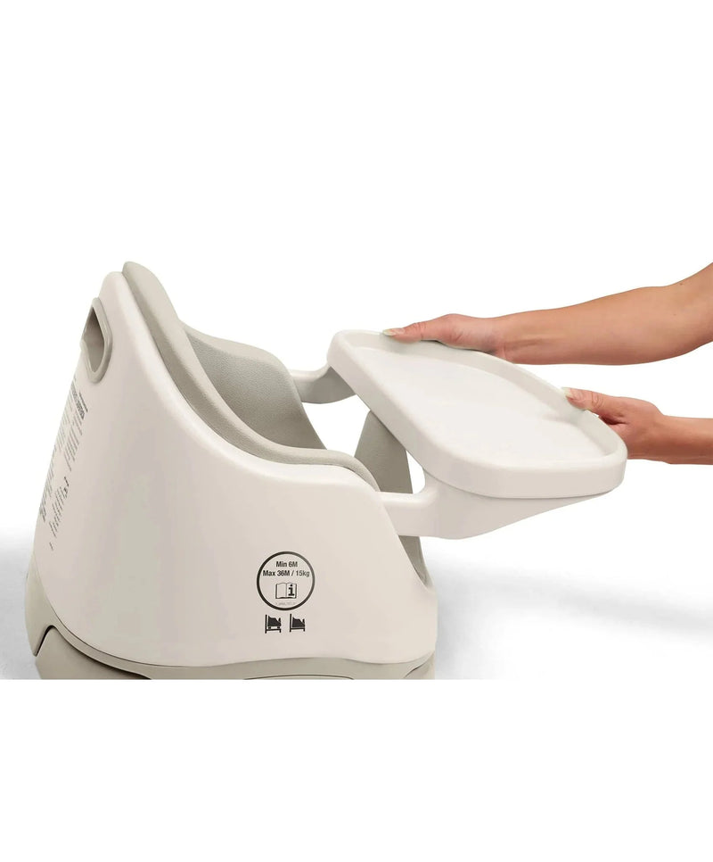 Mamas & Papas Baby Bug activity tray in Clay, imported from the UK
