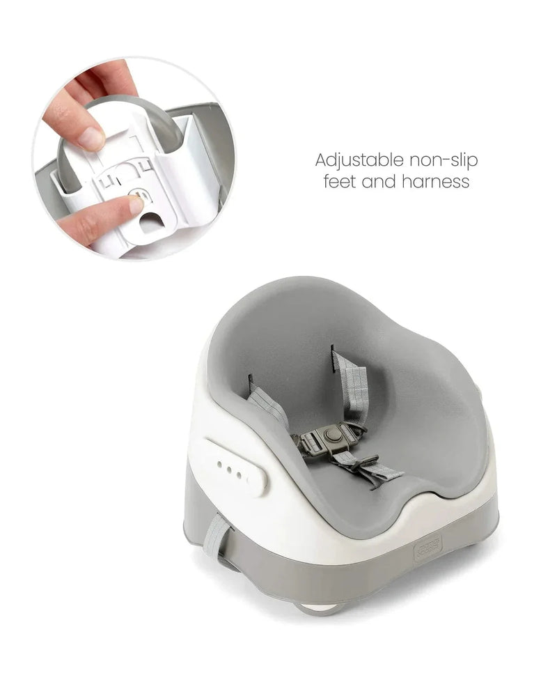 Mamas & Papas Bud 2-in-1 Booster Seat Pebble Grey, UK version