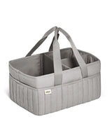 ukbabycentre Mamas & Papas Nappy Caddy Grey Waffle Baby Changing Organiser- Buy online at McGrocer