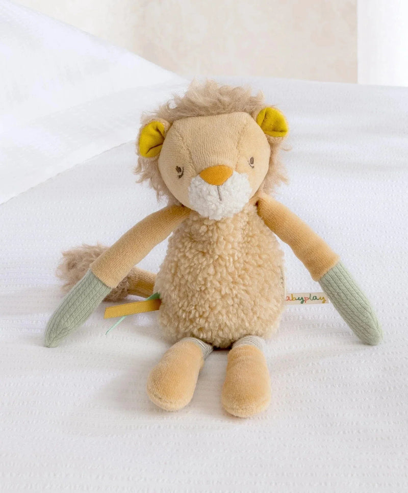 Mamas & Papas Lenny Lion activity toy beanie - British product