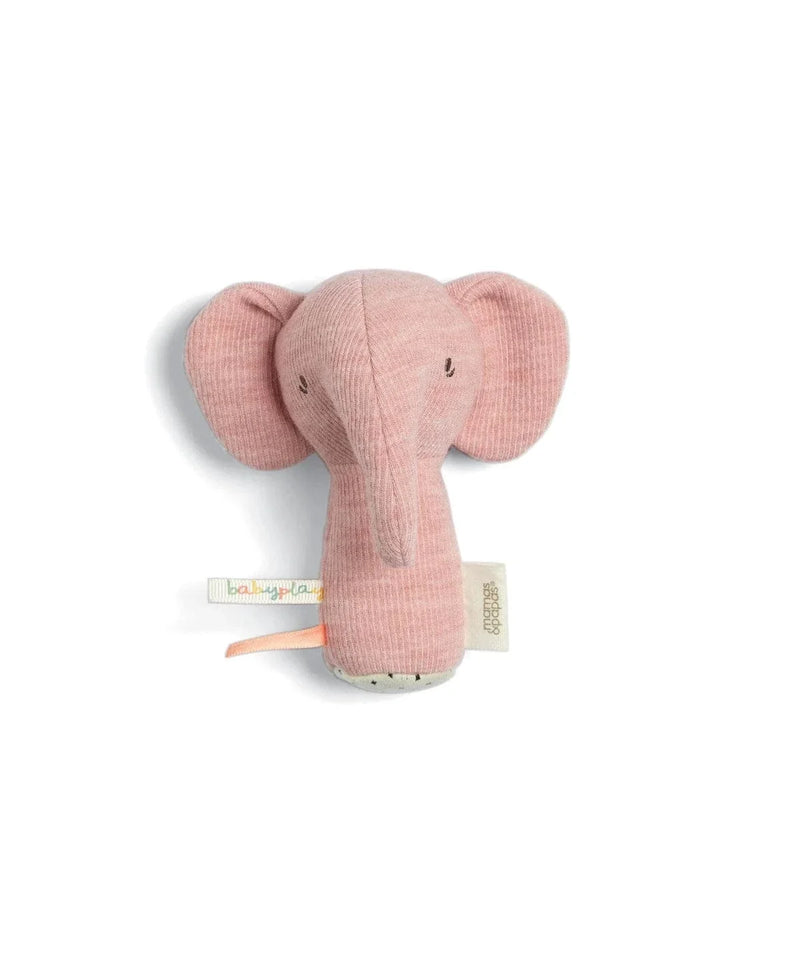 Mamas & Papas Edie Elephant baby rattle, UK version