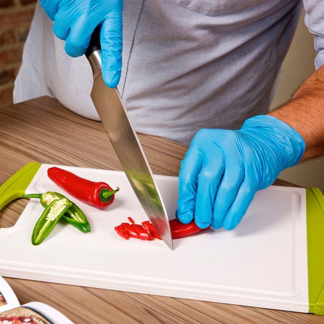 Marigold Extra Safe Disposable Latex & Powder Free Gloves M/L Food Safe 40 per pack