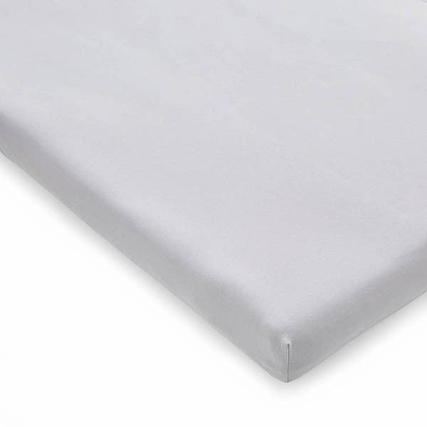 Martex Baby Twin Pack Fitted Sheet Cotbed Grey