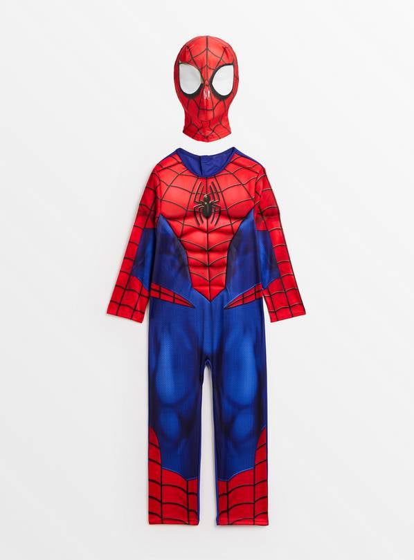 Marvel Spider-Man Fancy Dress Costume & Mask Set 3-4 Years