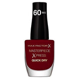 Max Factor Masterpiece Xpress 60s Nail Polish Spilt Milk Mellow Merlot 370