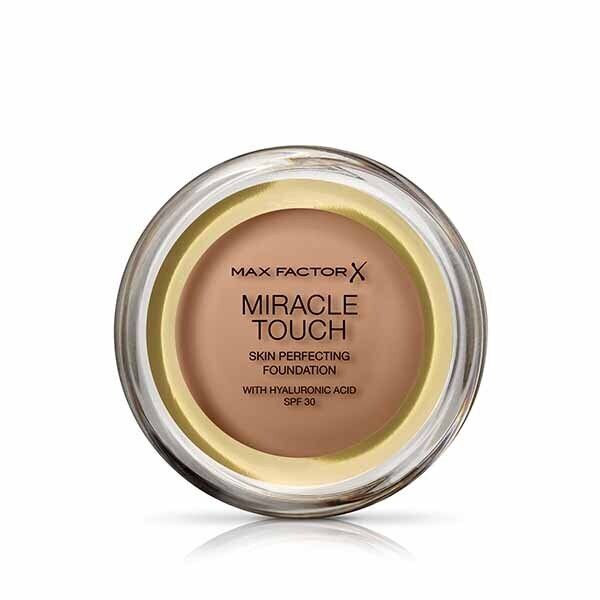 Max Factor Miracle Touch Foundation 45 Warm Almond Caramel 85
