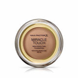 Max Factor Miracle Touch Foundation 45 Warm Almond Caramel 85