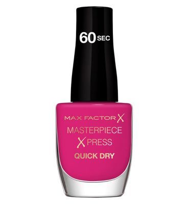 Max Factor Pink Purple Nail Polish Bundle
