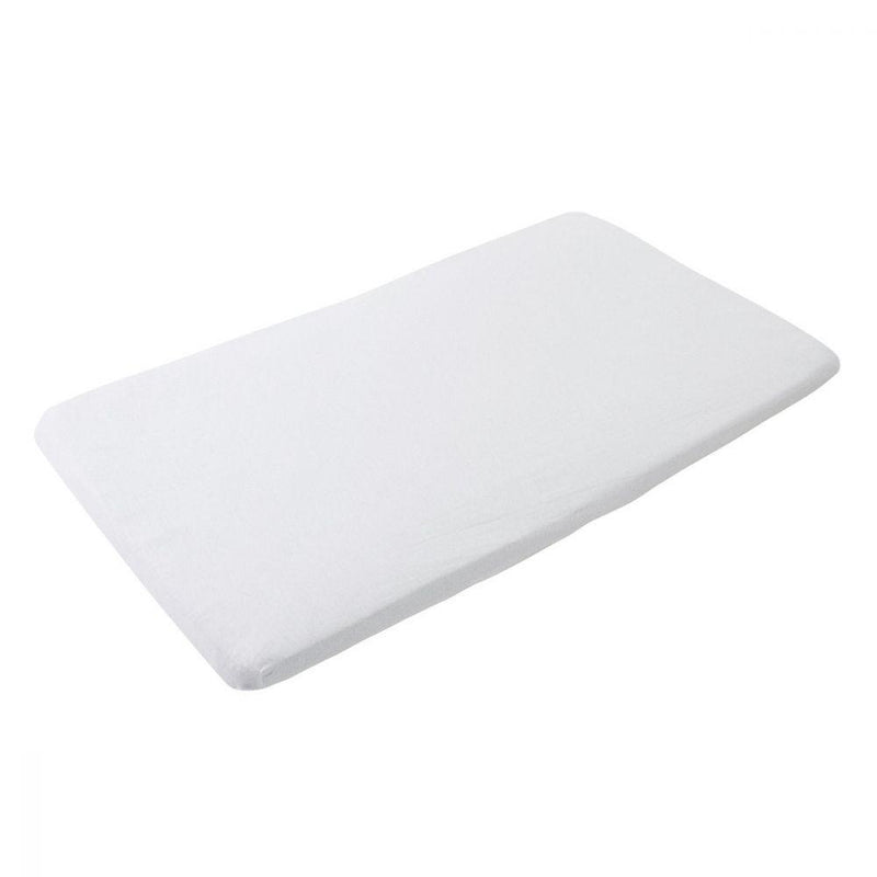 Maxi-Cosi travel cot fitted sheets white/grey 2pk, imported from the UK