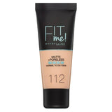 Maybelline Fit Me Matte & Poreless Foundation 112 Soft Beige