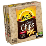 McCain Microwave Quick Chips Straight Cut 4 x 100g